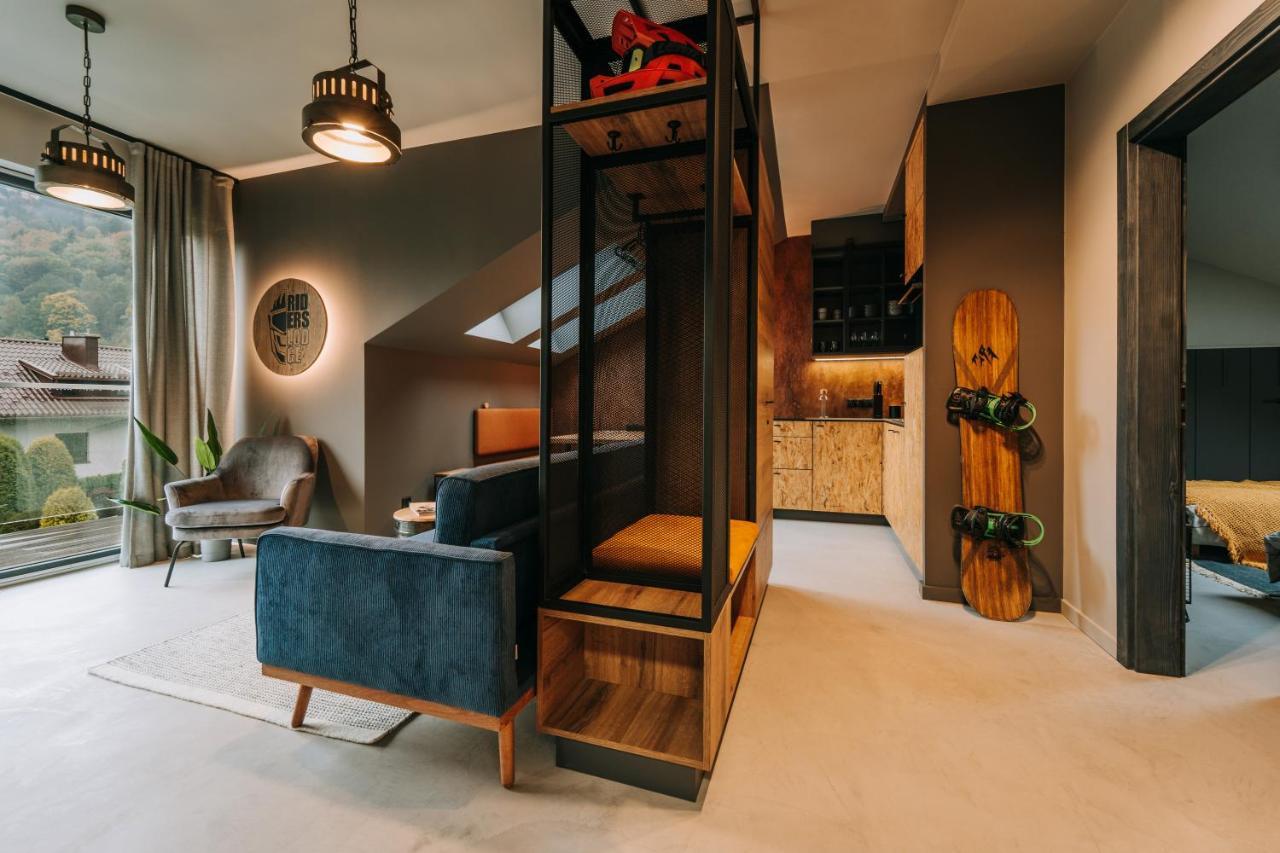 Apartamenty Riders Lodge Szczyrk Kalinowa Kültér fotó